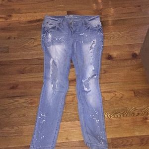 Distressed Wallflower jeans!